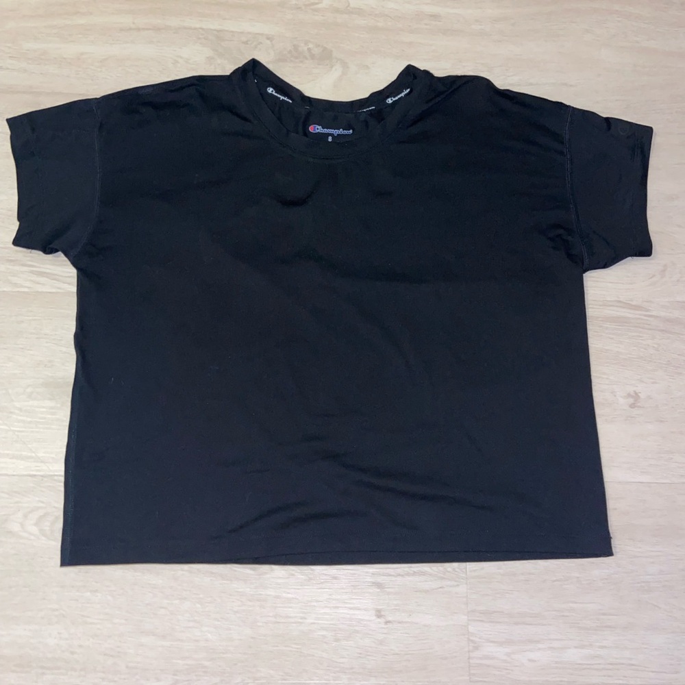 Champion Black Tee - workout top
